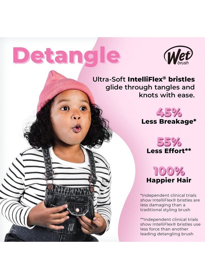 فرشاة فك تشابك الشعر الأصلية من ويت براش، لون أزرق قطبي - لجميع أنواع الشعر - شعيرات IntelliFlex فائقة النعومة لفك التشابك تنزلق بسهولة - مشط بدون ألم للرجال والنساء - Image 3