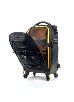 VANGUARD Vanguard ALTA Fly 58T DSLR Camera Backpack, 4 Wheel Spinner/Trolley, Black, Full-Size 
