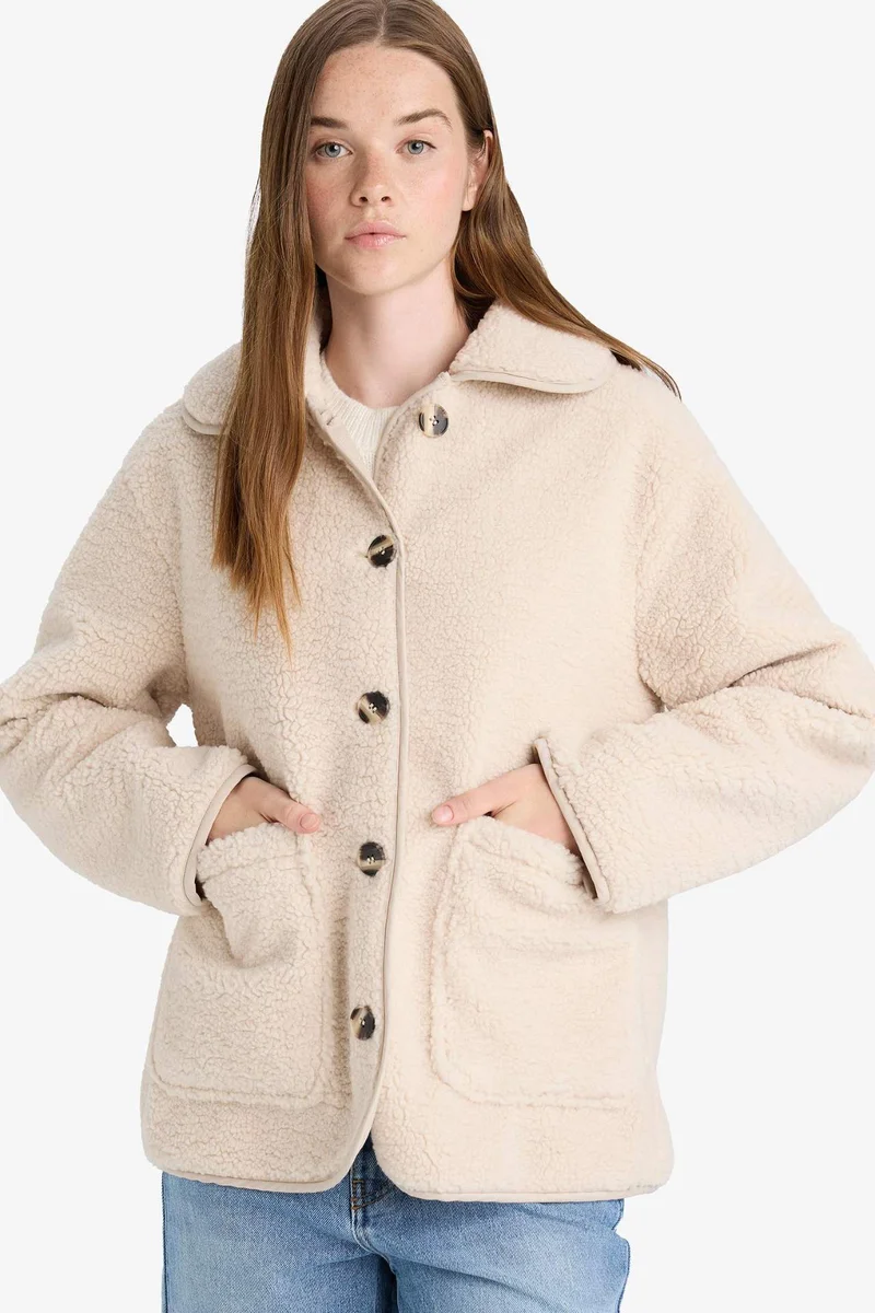ديفاكتو Regular Fit Fur Faux Fur