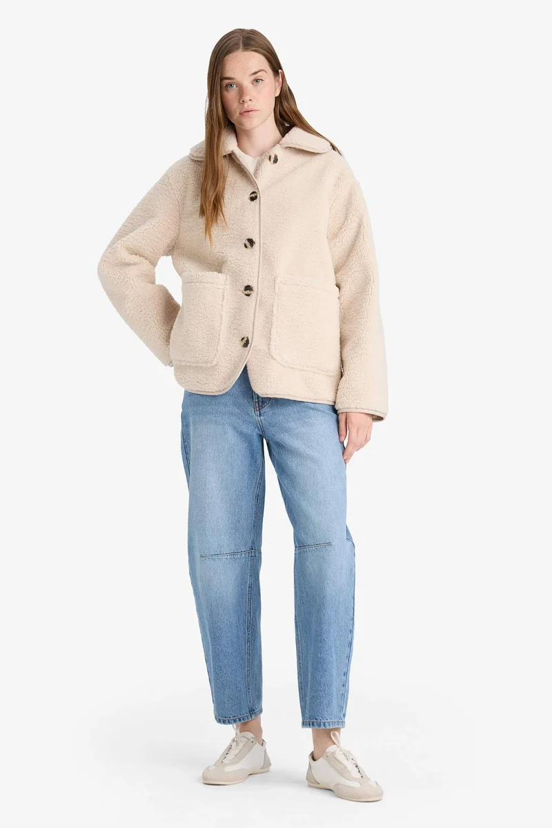 ديفاكتو Regular Fit Fur Faux Fur