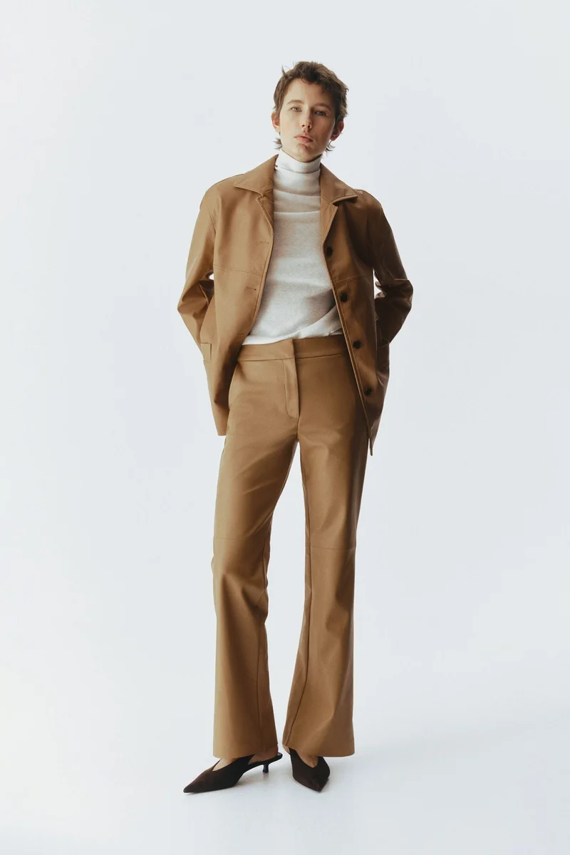 اتش اند ام بنطلون مطلي بقصّة بوت-كت