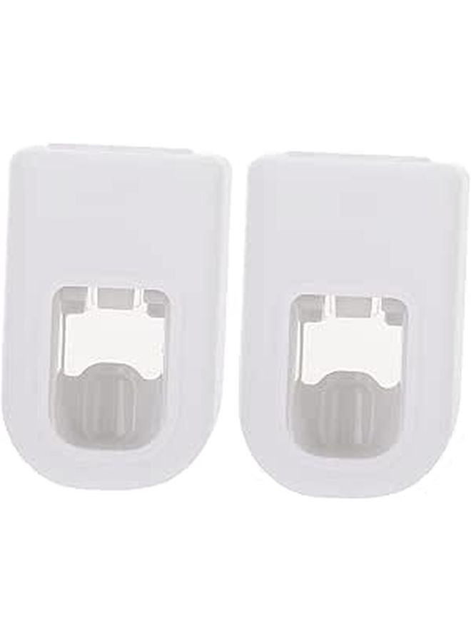2pcs Wall Mounted Toothpaste Squeezer Set Practical No Drill Bathroom Dispenser Easy Install Rack For Efficient Use Color Random - Image 1