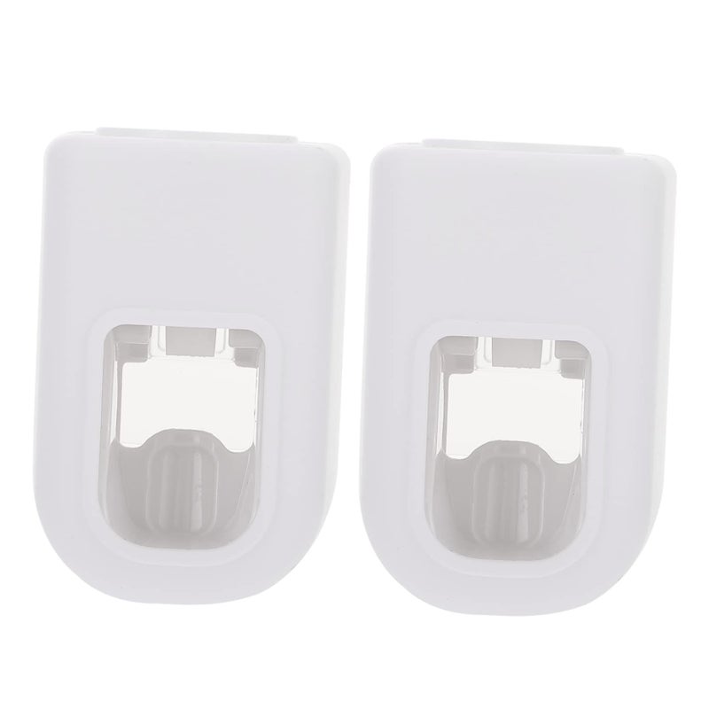 2pcs Wall Mounted Toothpaste Squeezer Set Practical No Drill Bathroom Dispenser Easy Install Rack For Efficient Use Color Random - Image 2
