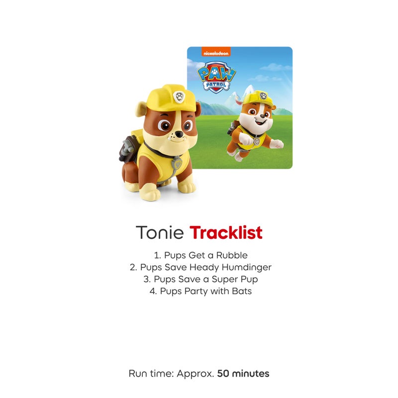Tonies Rubble Audio Toy Figurine from PAW Patrol - Image 5