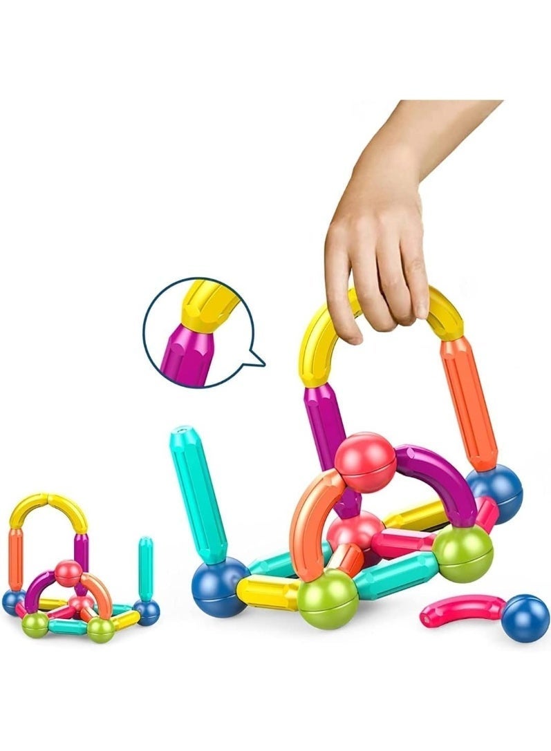 STEM 25-Piece Magnetic Building Stick Blocks - Image 3
