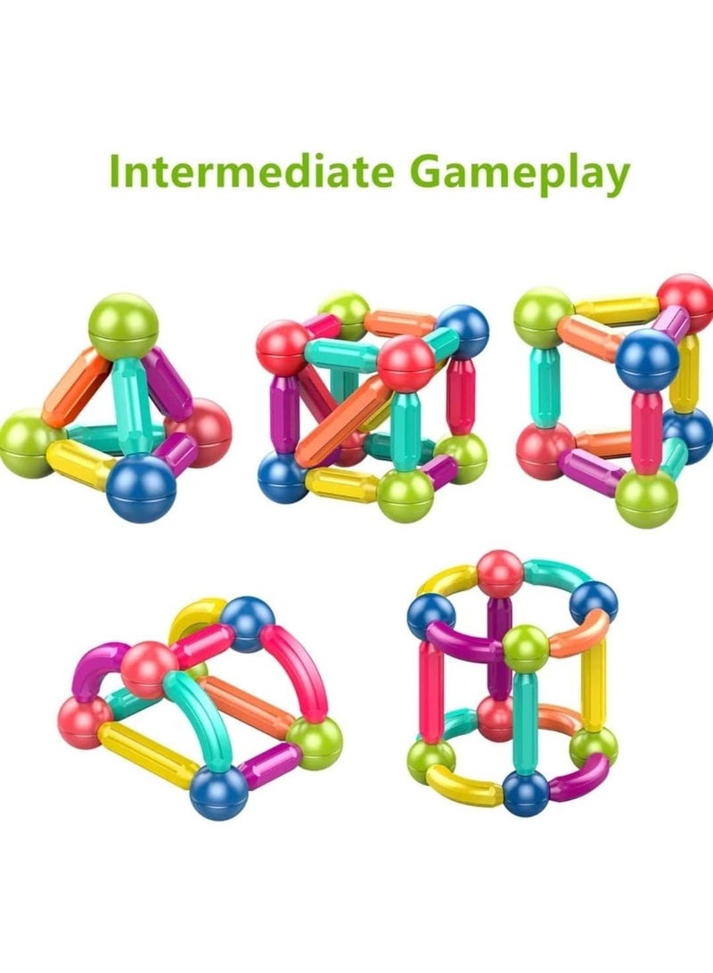 STEM 25-Piece Magnetic Building Stick Blocks - Image 4