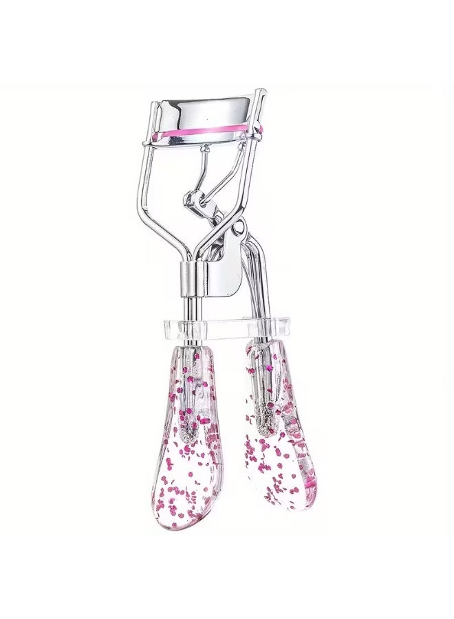 Eyelash Curler with Soft Silicone Pad for Natural Lift, Comfort Grip Eyelash Curler for Natural & False Lashes, Universal Fit, Long-Lasting Curl - Image 1