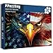PPuzzling American Flag Eagle Puzzles for Adults 1000 Pieces USA Patriotic Faith Jigsaw Puzzle Vintage Bird Art Puzzles as Home Decor - Image 2