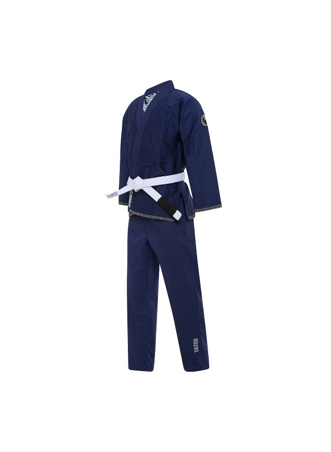 Tatsu بدلة تاتسو ليف جيو جيتسو البرازيلية - أزرق غامق - Image 2