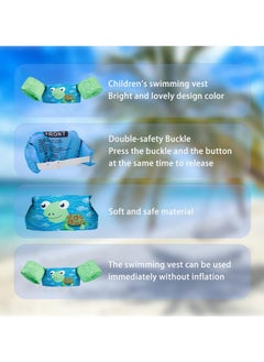 Tanyaz Kids Swim Vest with Arm Bands, Toddler Swimming Float Vest, Adjustable Training Jacket for Ages 2-6, 22-58 lbs, Ideal for Pool, Beach, and Swim Lessons  - Image 3
