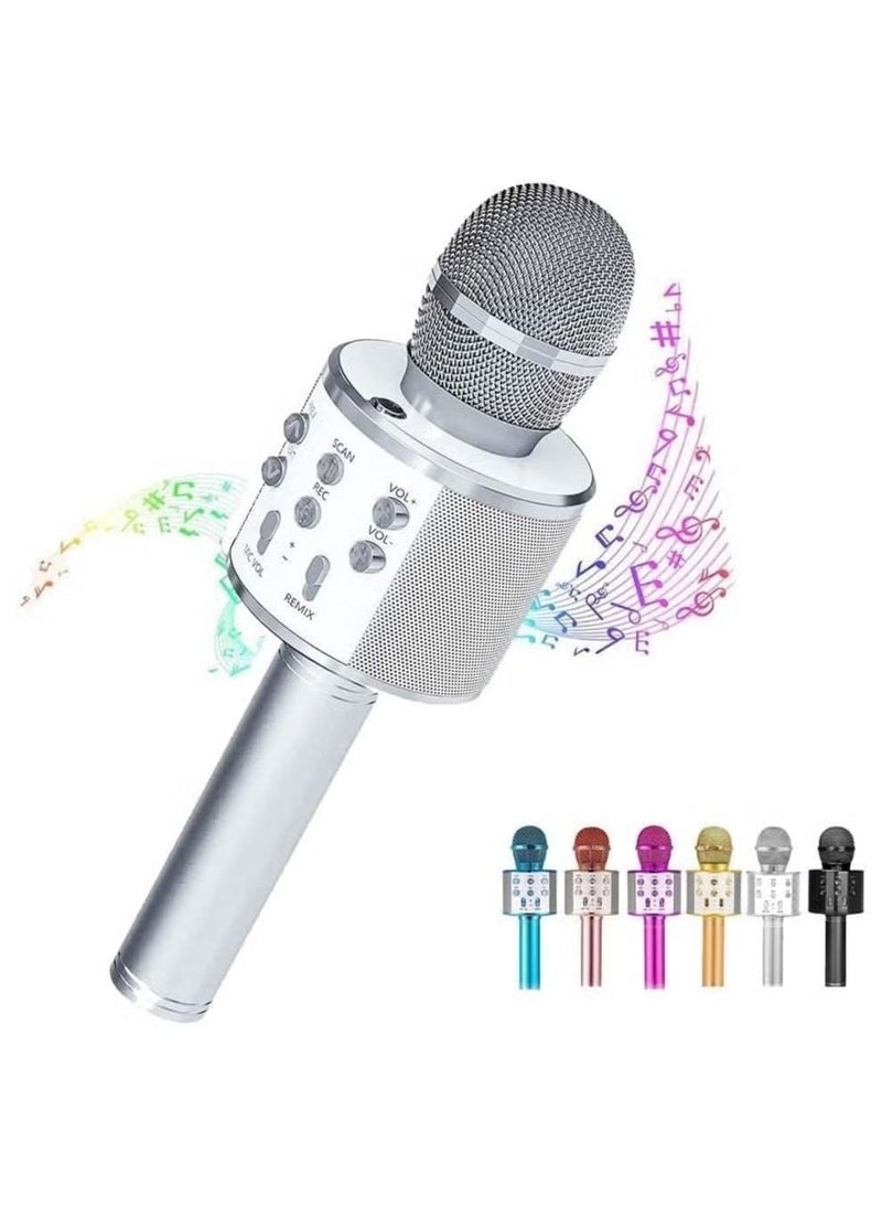 Bluetooth Microphone for kids Birthday Gift Toys for Age 3 4 5 6 7 8 9 10 Girls Boys Wireless Karaoke Mircrophone Little Kid Gifts Toy for Toddler Children - Image 1