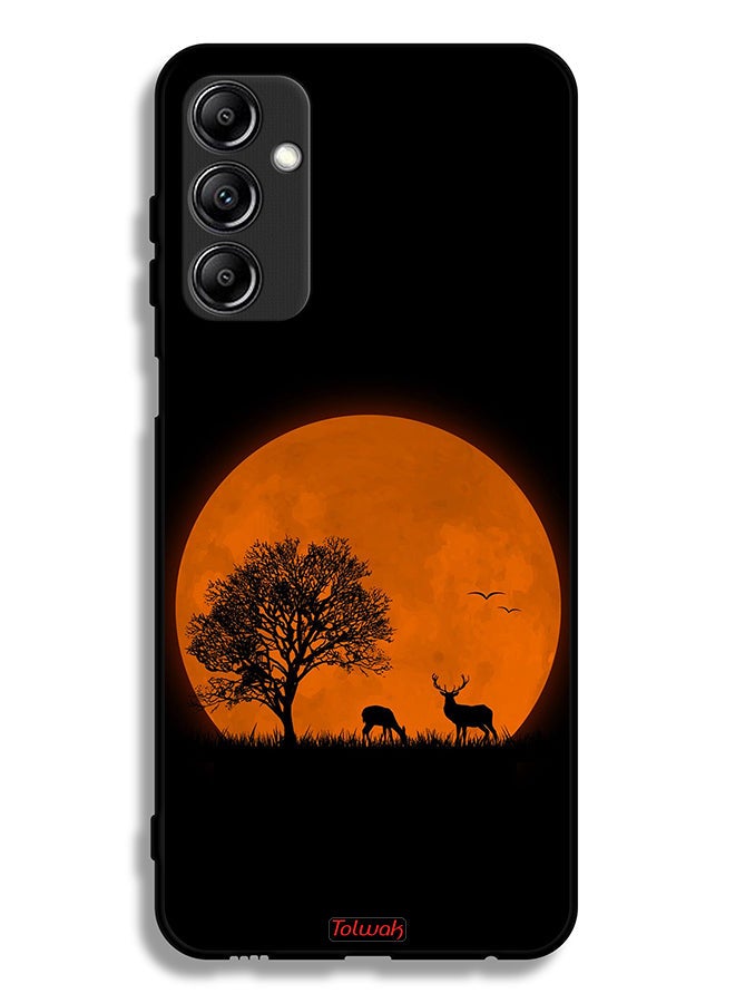 Tolwak Samsung Galaxy A24 4G Protective Case Cover Evening Moon Art - Image 1