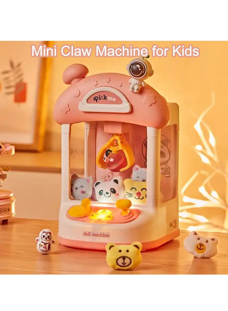 أرابايت آلة مخلب صغيرة للأطفال، آلة بيع صغيرة للعبة مكونة من 22 قطعة، لعبة أركيد آلة مخلب، لعبة أركيد آلة مخلب مع أضواء وموسيقى قابلة للتعديل، آلة مخلب للأطفال - Image 3