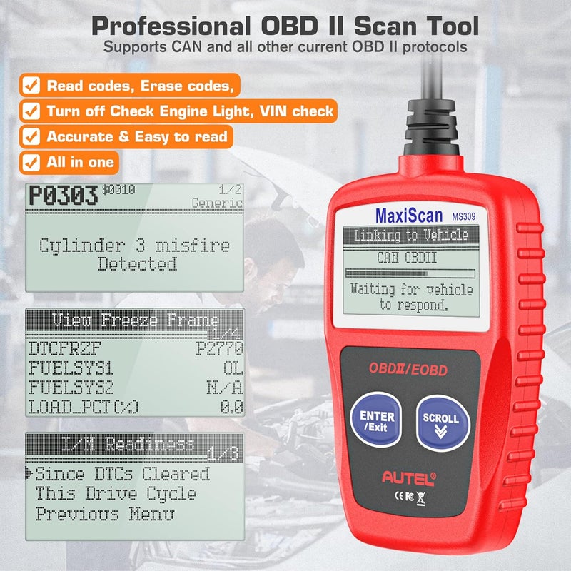 Autel MaxiScan MS309 OBD2 Code Reader - Image 4