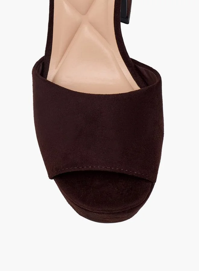 Celeste BROWN Women Platform Heel Sandals for Women | Best Price UAE