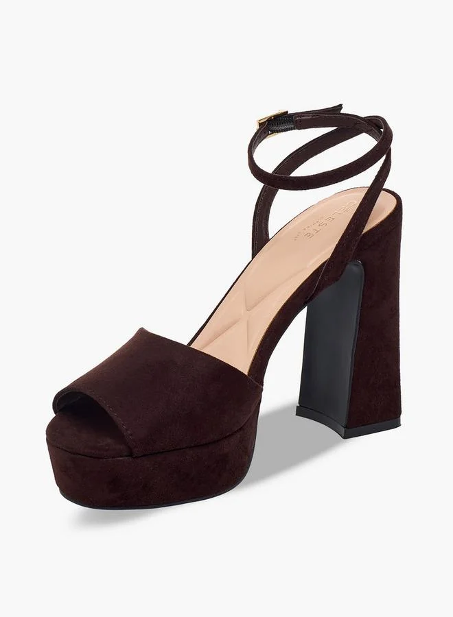 Celeste BROWN Women Platform Heel Sandals for Women | Best Price UAE