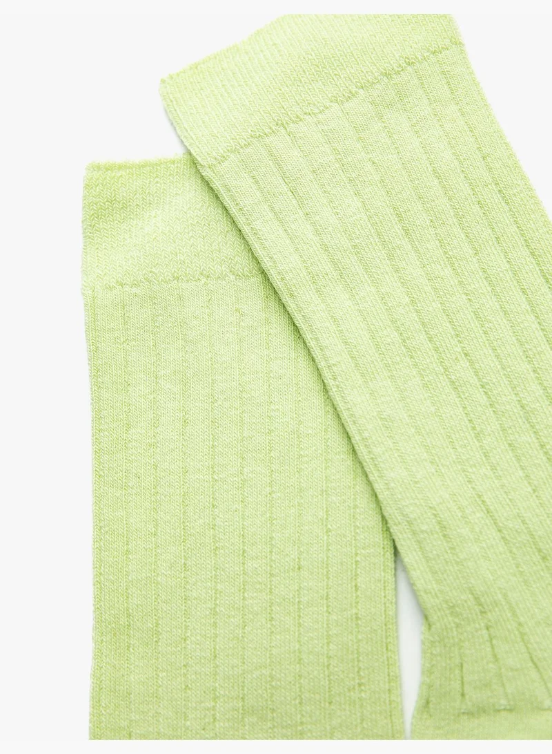 KOTON Basic Socket Socks Textured