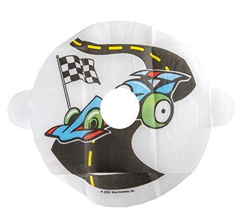 ginsey Mom Invented Potty Training Tinkle Targets for Boys - Planes, Trains & Motorcycles - Image 3