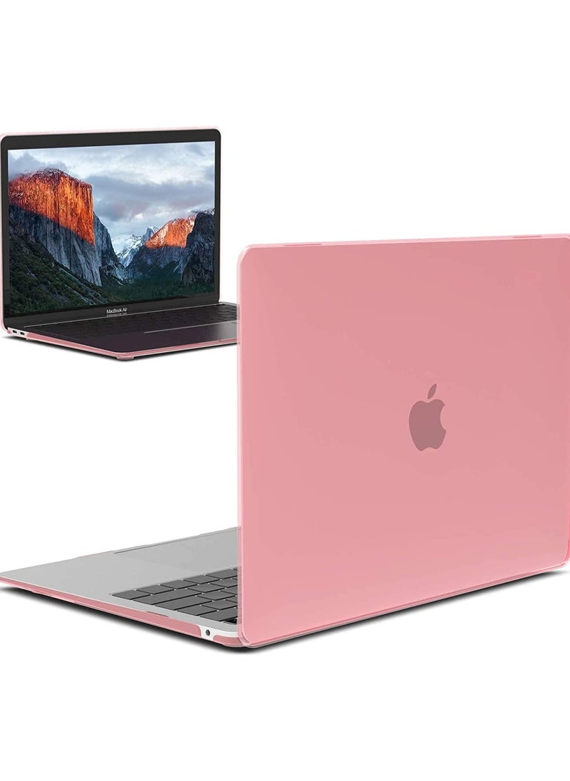 Generic MacBook Air 13 inch Case M1 A2337 A2179 A1932 2020 2019 2018 Release, Slim Plastic Matte Hard Cover Compatible Mac Air 13.3 inch with Retina Display (pink)  - Image 2