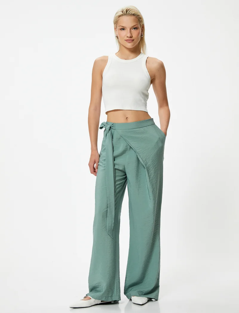 كوتون Wide Leg Trousers