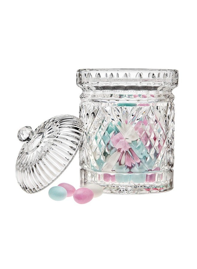 Godinger Godinger Canister Set, Crystal Glass Canisters Food Storage Candy Jars - Dublin Collection, Set of 3  - Image 2