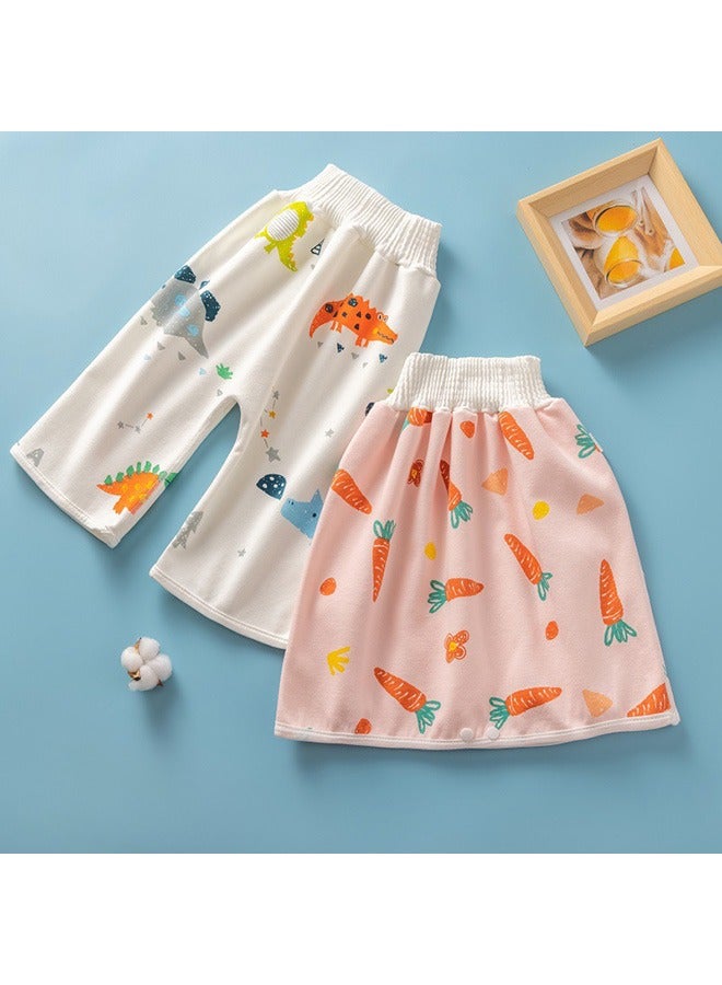 2 Packs Waterproof Diaper Pants Potty Training Cloth Diaper Pants for Baby Boy and Girl Night Time - Image 1