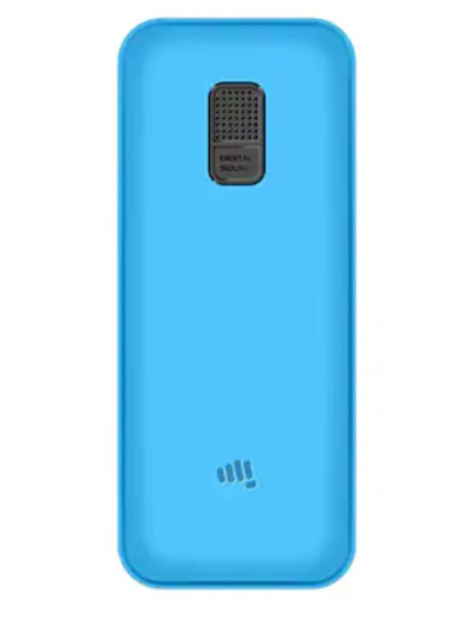 ميكروماكس هاتف ميكرومكس X413 ثنائي الشريحة – مزود بمصباح يدوي وراديو FM، اللون الأزرق - Image 2