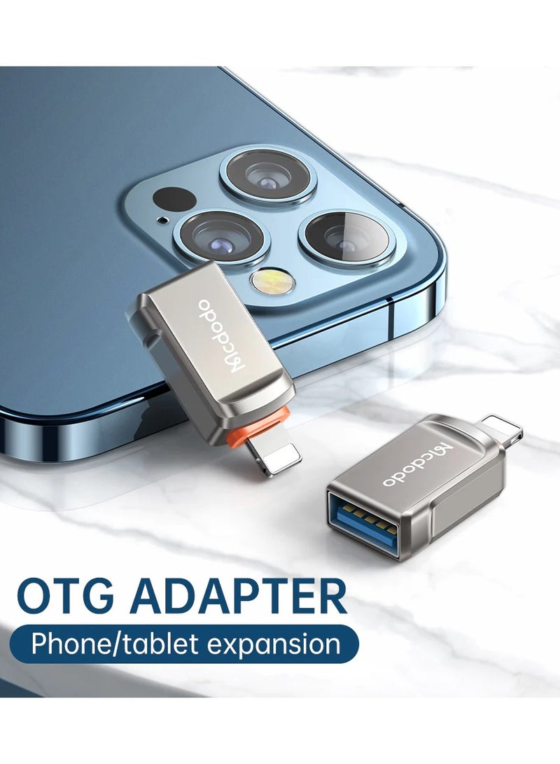 مكدودو otg ot-8600 محول من USB متوافق مع اجهزه ايفون - Image 2