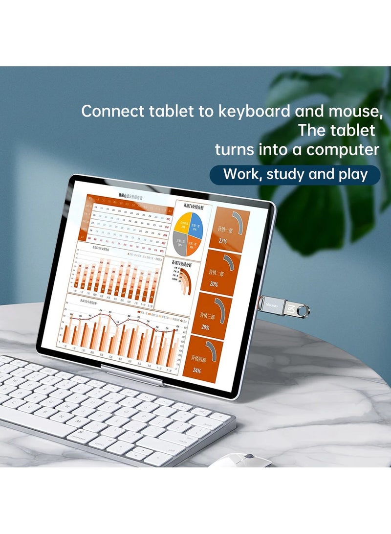 مكدودو otg ot-8600 محول من USB متوافق مع اجهزه ايفون - Image 3