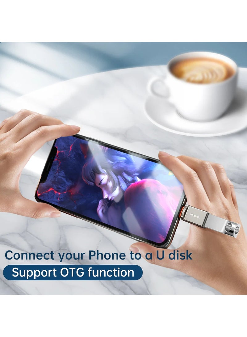 مكدودو otg ot-8600 محول من USB متوافق مع اجهزه ايفون - Image 4