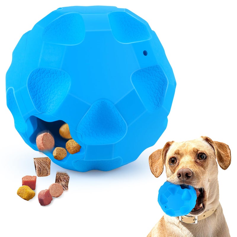 TROUSKAIG Treat Dispensing Dog Toys for Aggressive Chewers Large Breed Rubber Balls for Dogs Cognitive Dog Toys to Keep Them Busy Dog Treat Toy Ball - Image 2