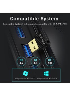 Generic USB BT Adapter BT 5.0 Dongle Receive for PC Mouse Keyboard Headsets Controllers  - Image 3