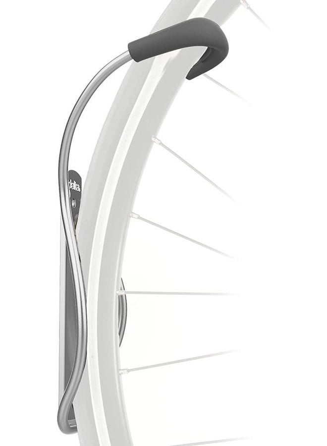 Delta Cycle Leonardo Da Vinci Single Bike Storage Rack Hook Hanger with Tire Tray for Vertical Indoor Garage ( color may vary ) - Image 1