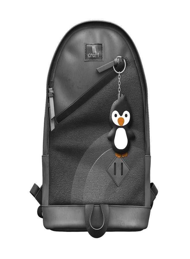 iCraft DIY Felt Keychain - Sewing Kit Keychain Home Decor Art Kit for Kids (Penguin) - Image 3