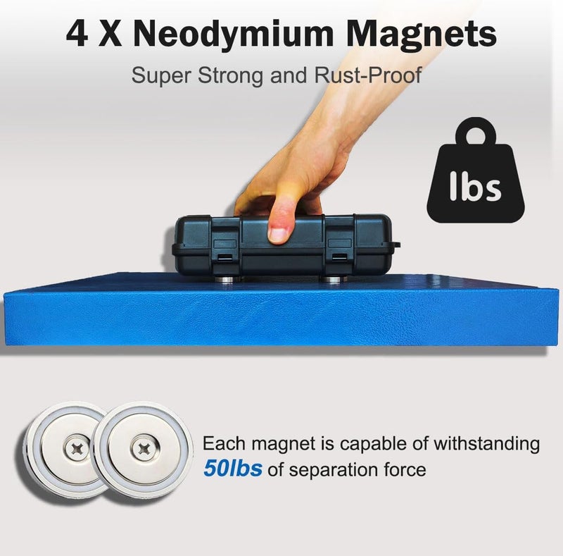 JFOMOYGI Magnetic Key Box - Hide A Key Magnetic Car Key Holder - Image 3