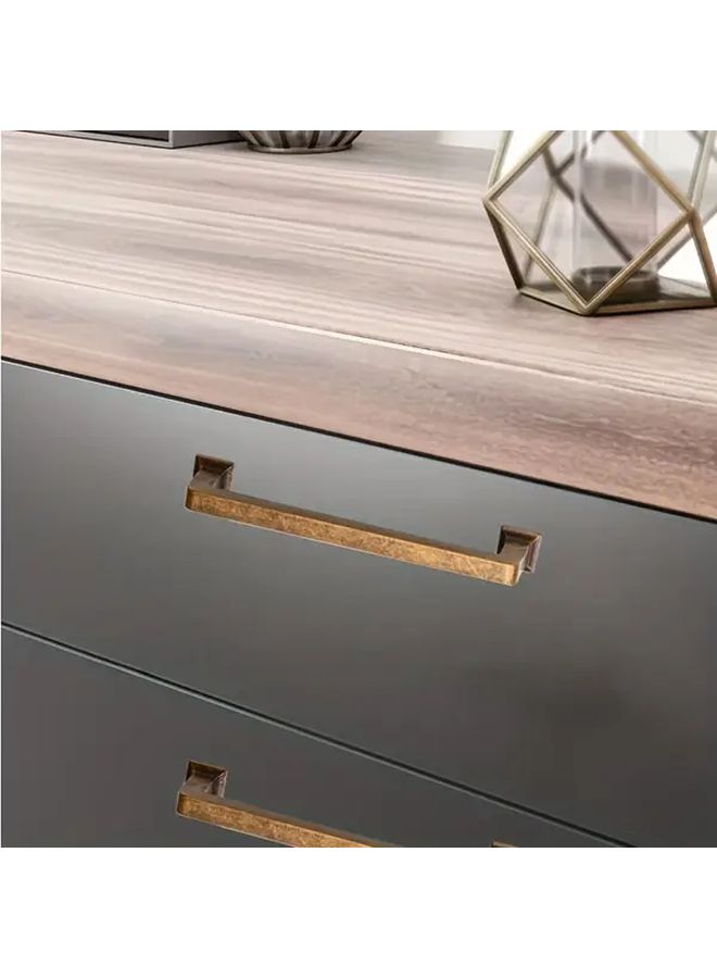 Premium Zinc Alloy Antique Bronze Handles 2pcs Hole Pitch 128 Corrosion Resistant Cabinet Wardrobe Drawer Knobs - Image 5