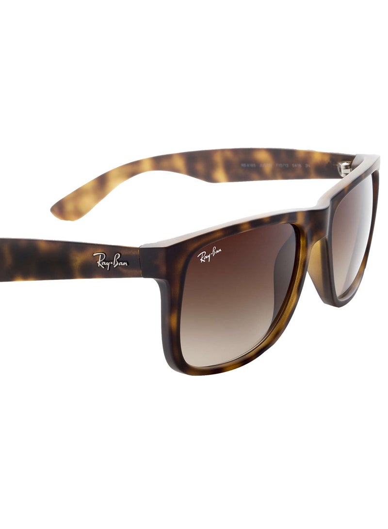 Ray-Ban Men Rectangular Sunglasses - RB4165-710/13-51 - Lens Size: 51 mm - Brown - Image 3
