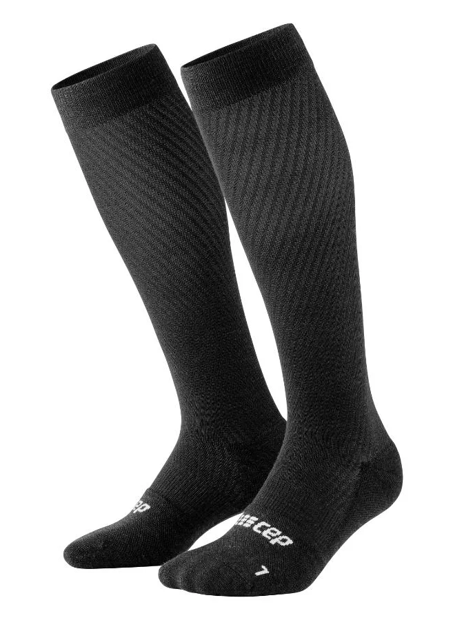 CEP CEP - Flight Compression Socks Tall Black Men