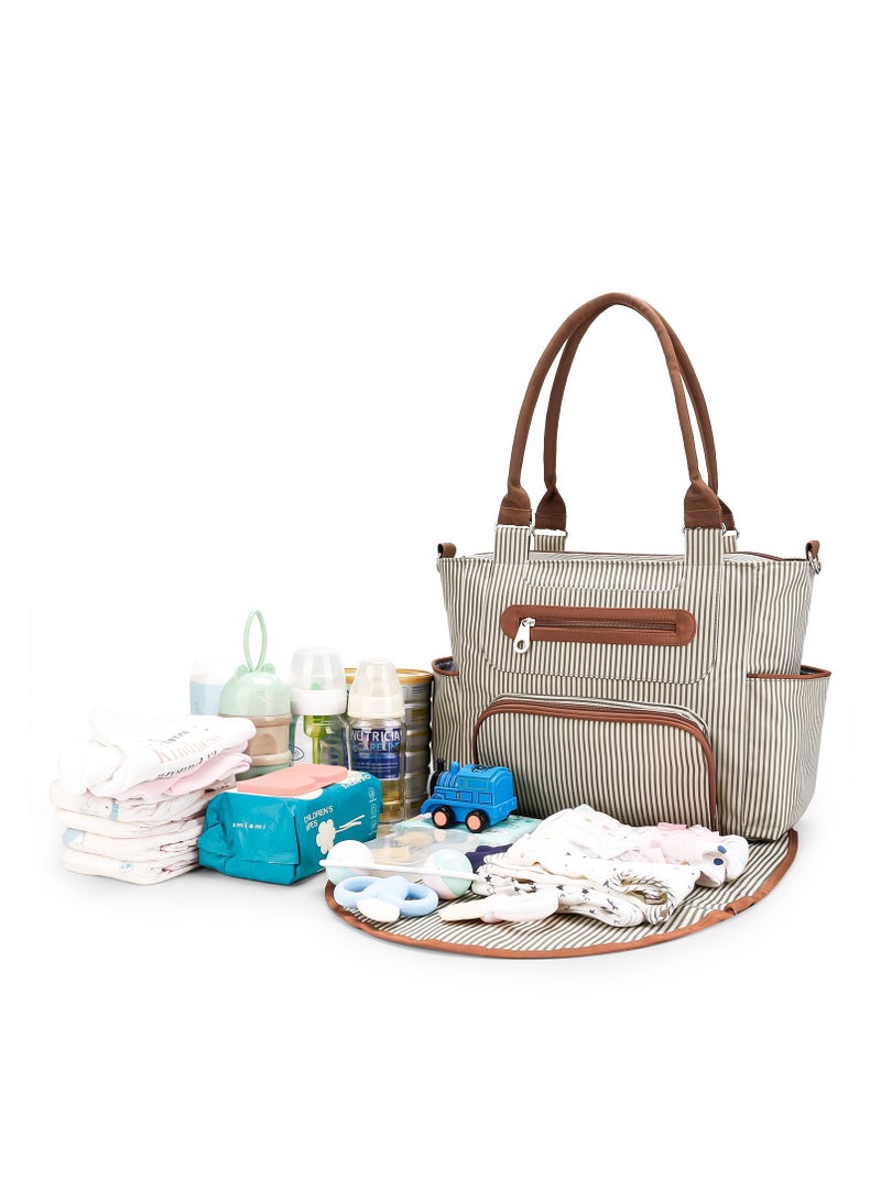 Multi-Functional Large-Capacity Diaper Bag – Mommy Tote Bag for Baby Essentials, Travel Handbag for Moms  - Image 3