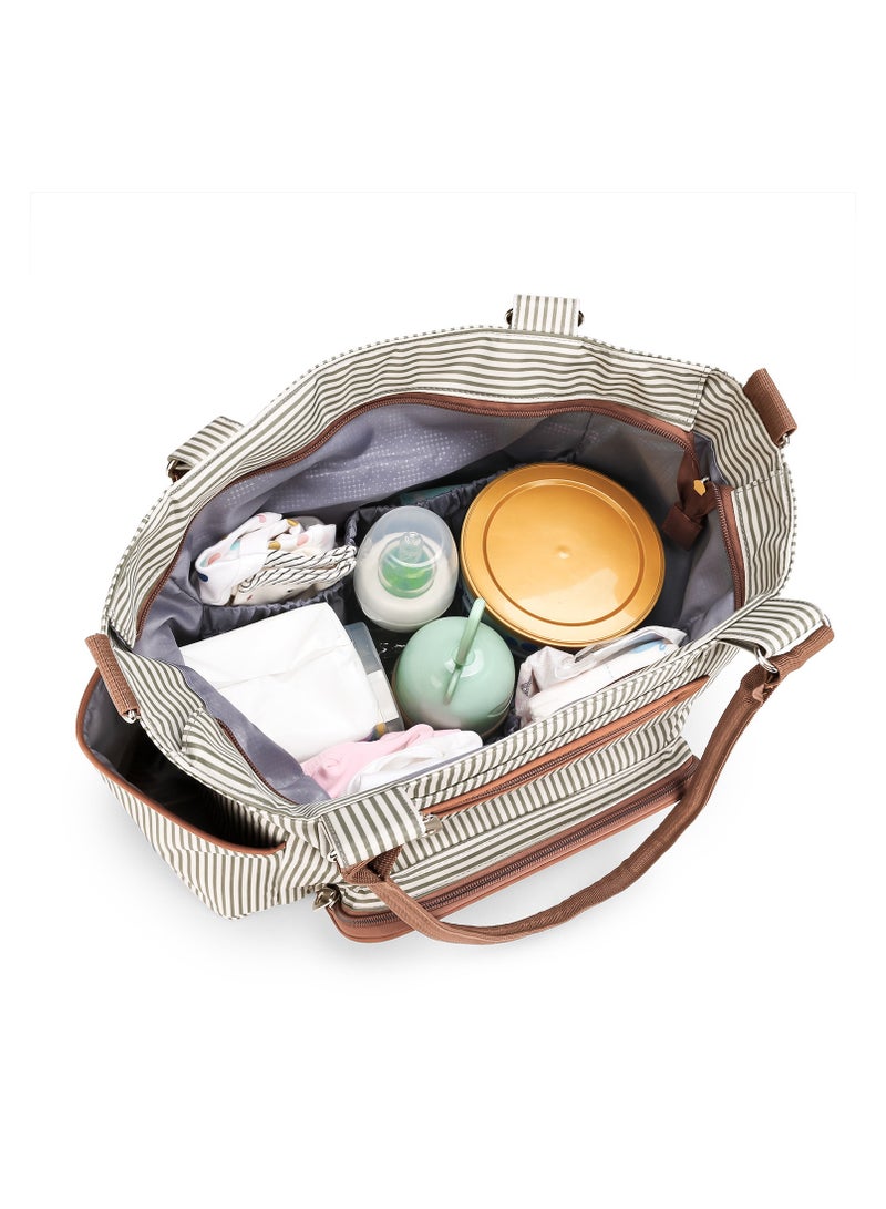 Multi-Functional Large-Capacity Diaper Bag – Mommy Tote Bag for Baby Essentials, Travel Handbag for Moms  - Image 4