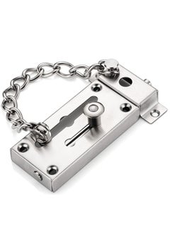 Y&D Door Chain Lock, Sliding for Front Door, Security Lock Safety Chain, Anti Theft Latch Limiter  - Image 1