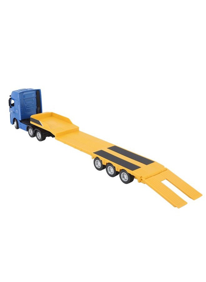 Emoshayoga Ranch Flatbed Trailer Toys, Flatbed Trailer Toy Easy to Disassemble Lifelike Antifall for Home (Yellow) - Image 1