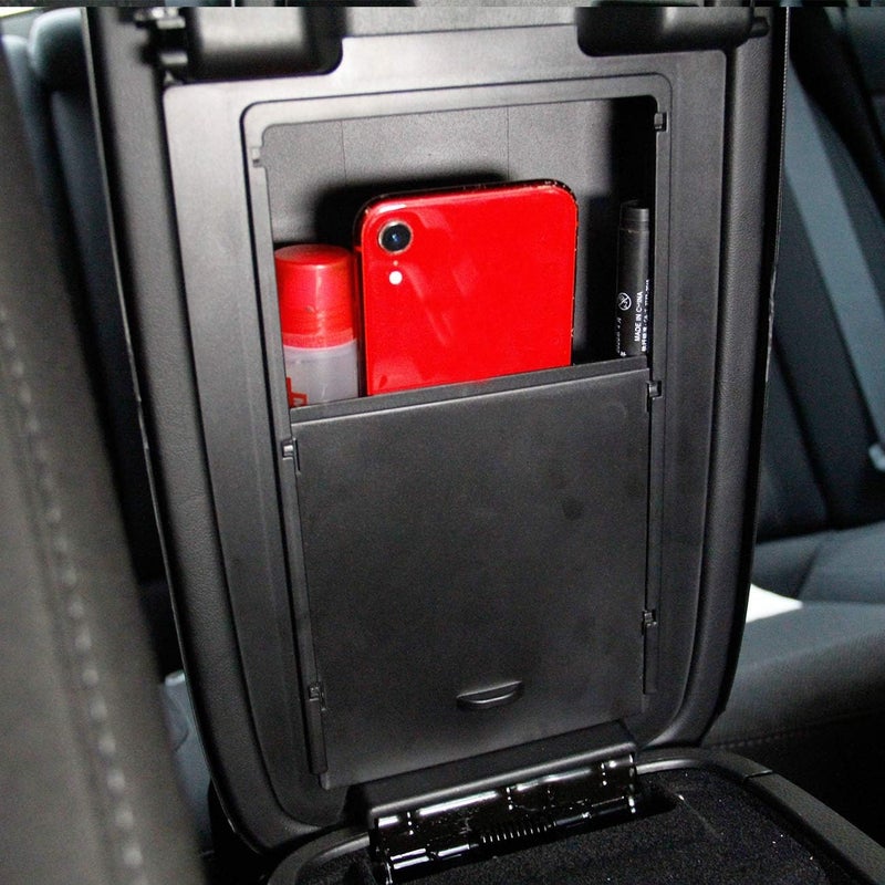 crosselec Center Console Organizer Insert Tray Armrest Box Cover Hidden Drawer for Dodge Charger 2011-2021/Chrysler 300 2015-2021 - Image 2