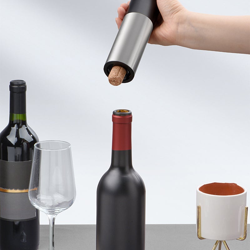 Electric  Bottle Opener Type-C Rechargeable Electric  Opener with Foil Cutter One-click Button Reusable Automatic Win-e Corkscrew Remover for Home Kitchen Party Bar Restaurant - Image 2
