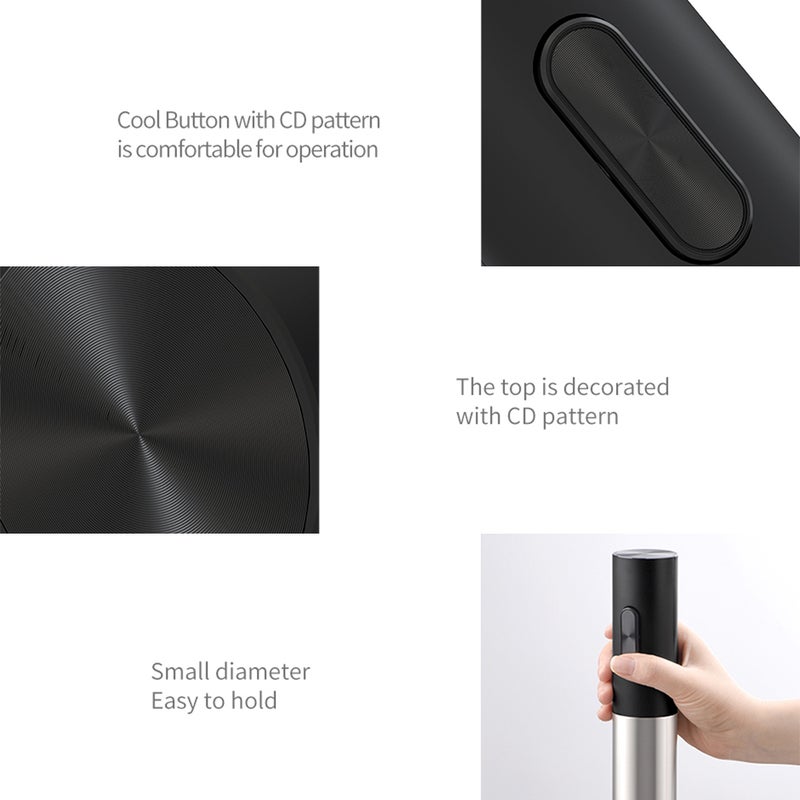 Electric  Bottle Opener Type-C Rechargeable Electric  Opener with Foil Cutter One-click Button Reusable Automatic Win-e Corkscrew Remover for Home Kitchen Party Bar Restaurant - Image 4