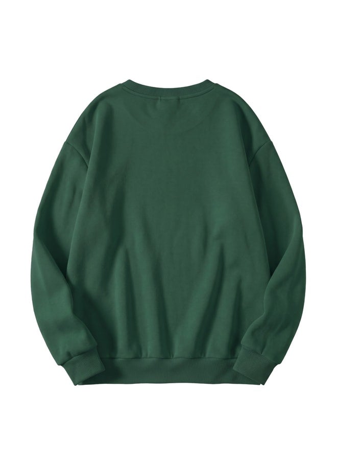uyguntarz Unisex Melting Hearts Printed Crewneck Sweatshirt. - Image 2