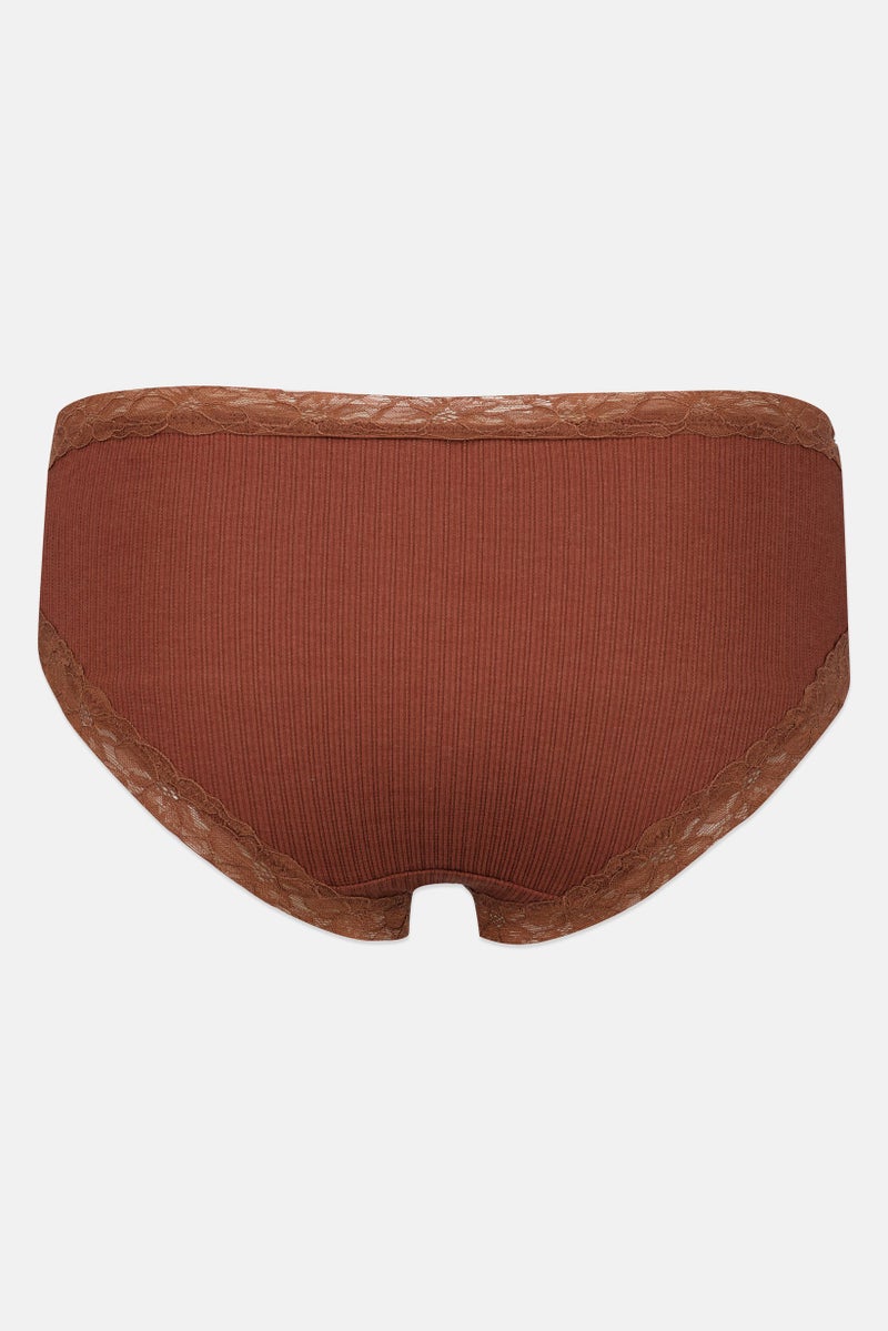 Kensie Women 5 Pack Textured Hipster Panty, Multicolor - Image 5