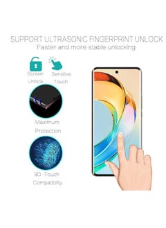ماركة غير محددة واقي شاشة لهاتف Honor X9b، واقي شاشة من الزجاج المقسى، حماية فائقة الدقة، مقاوم للخدش، بدون فقاعات، صلابة 9H، طبقة تغطية كاملة باللون الأسود  - Image 5