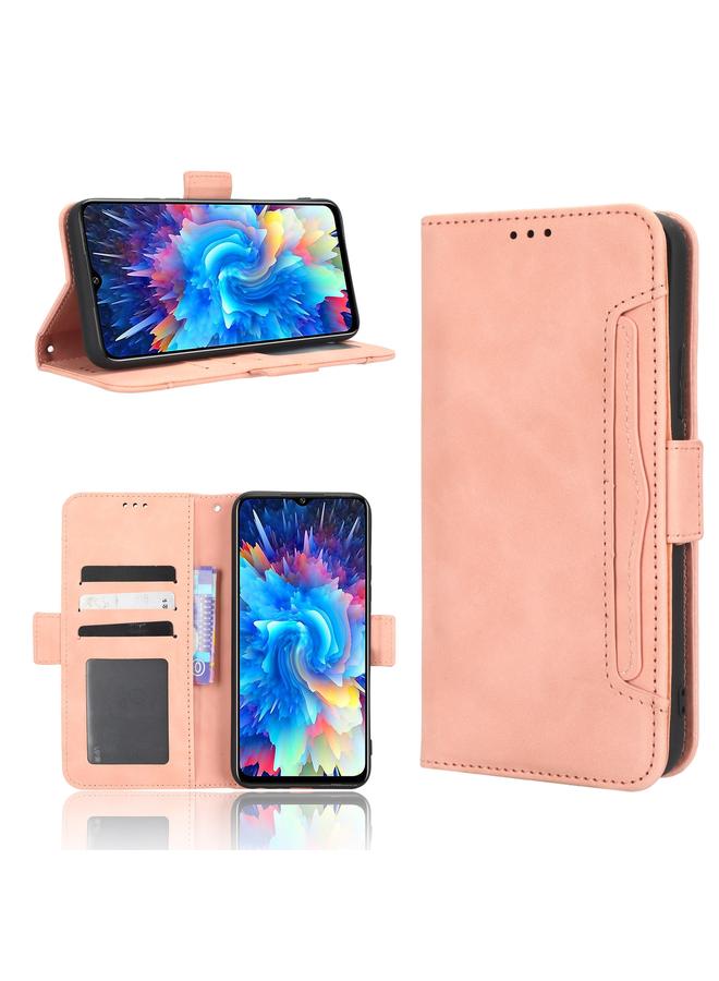 S-TOP Case For Infinix Hot 20 5G X666B Skin Feel Calf Texture Card Slots Leather Phone Case - Image 1