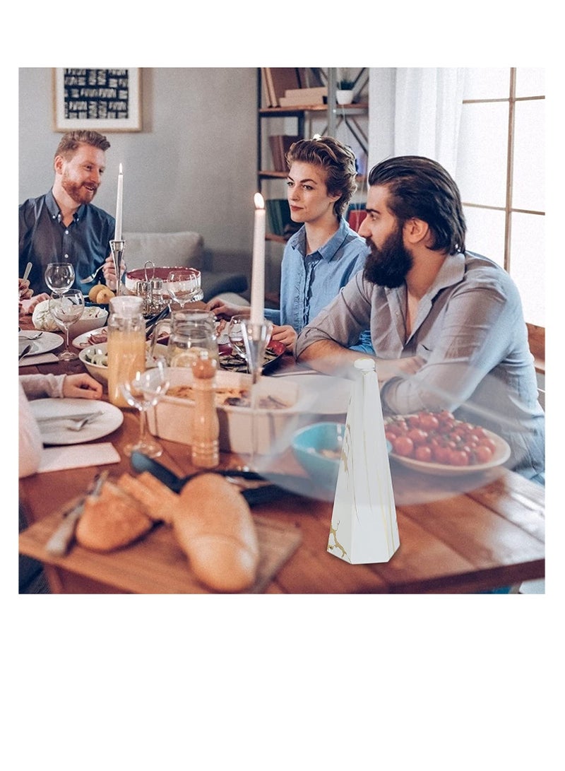 مروحة طاردة للذباب للطاولات مروحة حشرات مروحة محمولة بتصميم خشبي لطاولة الباحة لطرد الحشرات ومروحة طاردة للذباب ابقِ الذباب بعيدًا عن طعامك استمتع بوجبة في الهواء الطلق - Image 4